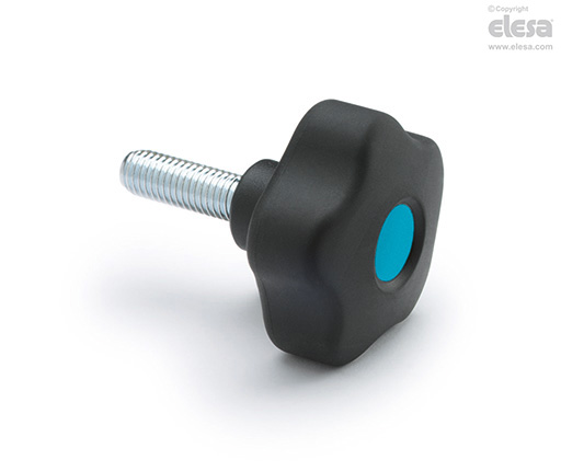 ΒΟΛΑΝΑΚΙ 5 ΛΟΒΩΝ Φ43 ΑΡΣ.Μ8 ΜΠΛΕ VCT.43 p-M8x20-SOFT-C5