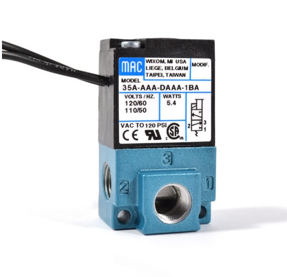 ΗΛΕΚΤΡΟΒΑΛΒΙΔΑ 3ΟΔΗ 1/8 ΚΑΛΩΔΙΟ 24 DC 5,4 WATT - SERIES 35