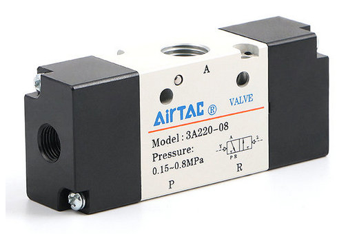 ΒΑΛΒΙΔΕΣ ΑΕΡΟΣ ΜΕ ΠΝΕΥΜΑΤΙΚΗ ΕΝΤΟΛΗ 3/2 AIRTAC ΔΥΟ ΕΝΤΟΛΩΝ