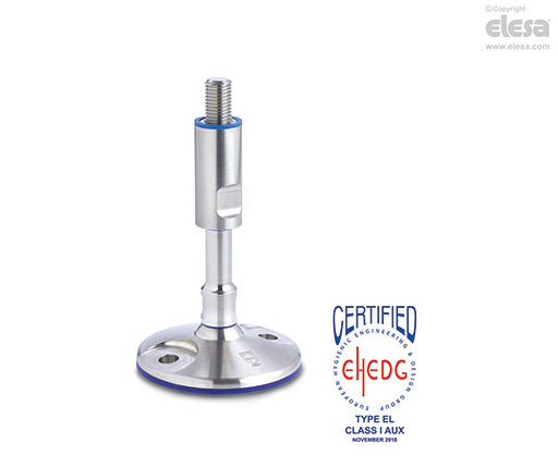 ΠΕΛΜΑ ΣΤΗΡΙΞΗΣ INOX HYGIENIC DESIGN ΜΕ ΑΡΘΡ.ΑΞΟΝΑ LM.F-HD-100-SST-M16x175