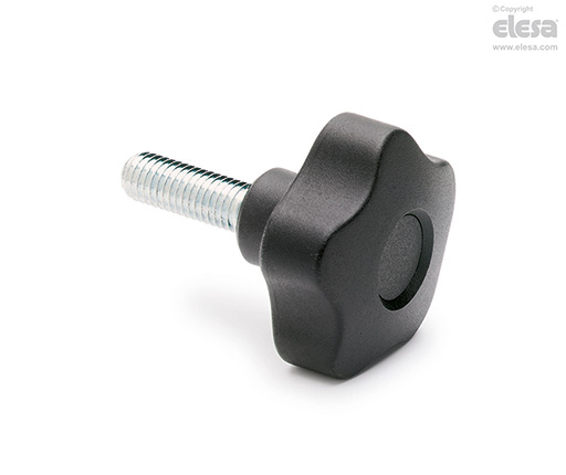 ΒΟΛΑΝΑΚΙ 5 ΛΟΒΩΝ Φ40 ΑΡΣΕΝΙΚΟ Μ10 ΜΑΥΡΟ VCT.40 p-M10x25-C9