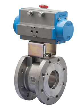 ΣΦΑΙΡΟΚΡΟΥΝΟΣ (PN16) ΦΛΑΝΤΖΩΤΟΣ ΙΝΟΧ 316 ΜΕ ΠΝΕΥΜΑΤΙΚΟ ΕΝΕΡΓΟΠΟΙΗΤΗ Δ.Ε.