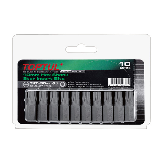 ΣΕΤ ΜΥΤΕΣ ''TORX'' (10mm) T40 x 30mm 10 Pcs