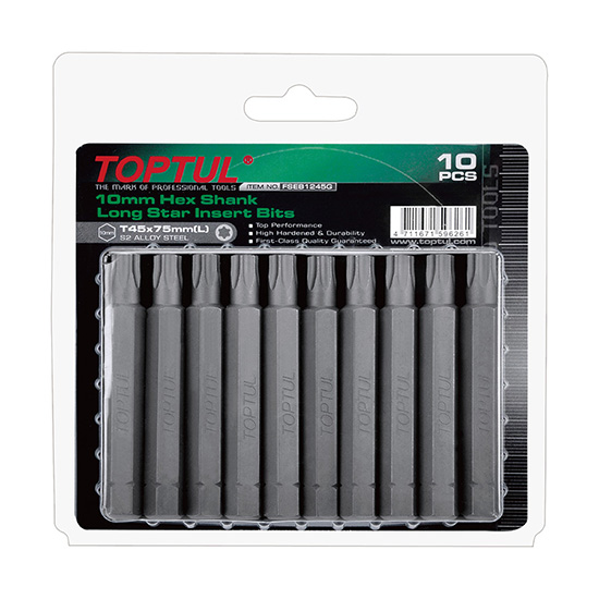ΣΕΤ ΜΥΤΕΣ ''TORX'' (10mm) T50 x 75mm 10 Pcs