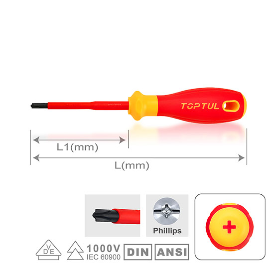 ΚΑΤΣΑΒΙΔΙ PHILIPS VDE/1000V PH0 X 75mm_Combi-Tip