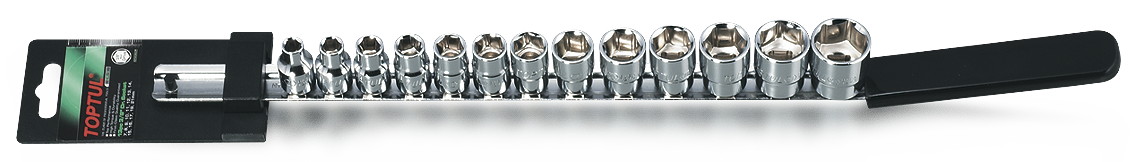 ΣΕΤ ΚΑΡΥΔΑΚΙΑ ΧΕΙΡΟΣ 3/8'' ΚΟΝΤΑ 6γωνα 7-21mm 13 Pcs