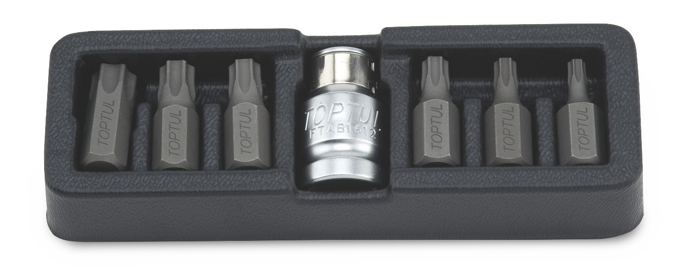 ΣΕΤ ME  ΜΥΤΕΣ ''TORX'' 10mm + Adapter 1/2'' 7 Pcs