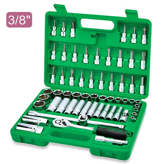 ΣΥΛΛΟΓΗ ΠΛΑΣΤΙΚΗ 3/8'' (6-24mm) KONTA 6γωνα + (8-19mm) ΜΑΚΡΥΑ +''ALLEN''+ ΠΑΡΕΛΚΟΜΕΝΑ 60 Pcs