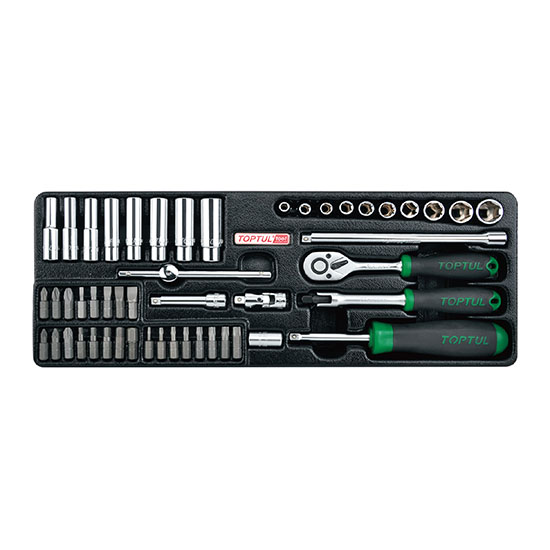 ΣΥΛΛΟΓΗ 1/4'' ME ΚΑΡΥΔΑΚΙΑ ΚΟΝΤΑ + ΜΑΚΡΥΑ 6γωνα / Inch 50 Pcs