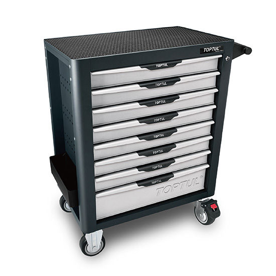 ΠΛΗΡΗΣ ΕΡΓΑΛΕΙΟΦΟΡΟΣ ''GREY/BLACK'' (Mechanical Tool Set W/8 Drawer) 322 Pcs