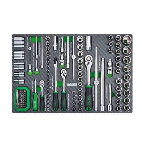 ΣΥΛΛΟΓΗ ΜΗΧΑΝΙΚΟΥ ''ΥΠΕΡΠΛΗΡΗΣ'' 1/4''+3/8''+1/2'' 126 Pcs