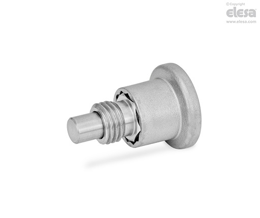 ΜΑΣΤΟΣ ΕΝΔΕΙΞΗΣ MINI INOX M10 GN 822.7-6-M10x1-BN