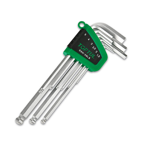 ΣΥΛΛΟΓΗ ALLEN ΜΠΙΛΙΑΣ ''LONG TYPE'' 1,5-10mm (S2) 9 Pcs
