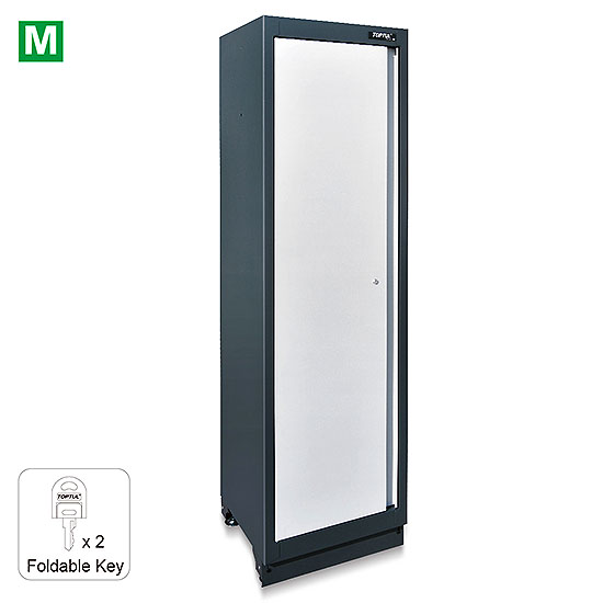 NTOYΛΑΠΙ ''Tall Cabinet'' ''BLACK GREY'' WMS