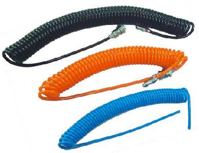 ΣΩΛΗΝΑΣ ΣΠΙΡΑΛ ΠΟΛΥΟΥΡΕΘANΗΣ 12x8mm 15m ΜΠΛΕ ΜΕ ΑΚΡΑ 100mm